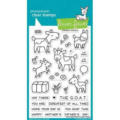 Lawn Fawn Clear Stamps - You Goat This